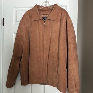 O’Kief and O’Kief Light Brown Faux Suede Jacket